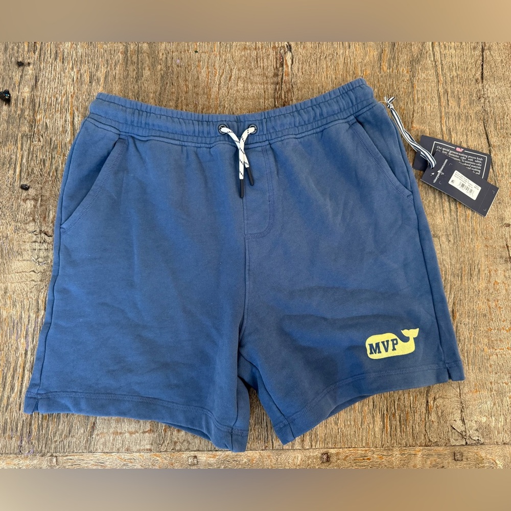 Vineyard Vines Boys' French Terry Shorts in Moonshine - XL